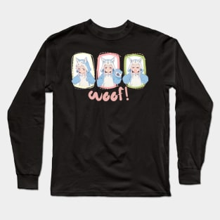 Onimai Mahiro woof Long Sleeve T-Shirt